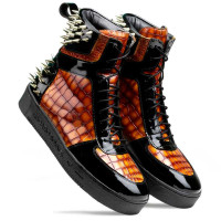 Monarcho Hightop Stud Boots 