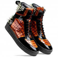 Monarcho Hightop Stud Boots 